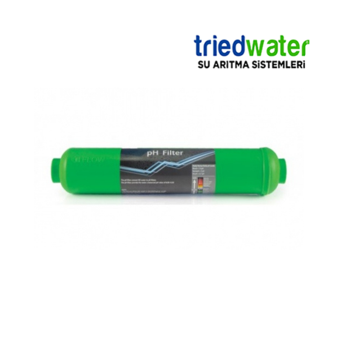 10 İnline ST-33 Ph Yükseltici Yeşil Alkali Mineral Filtre